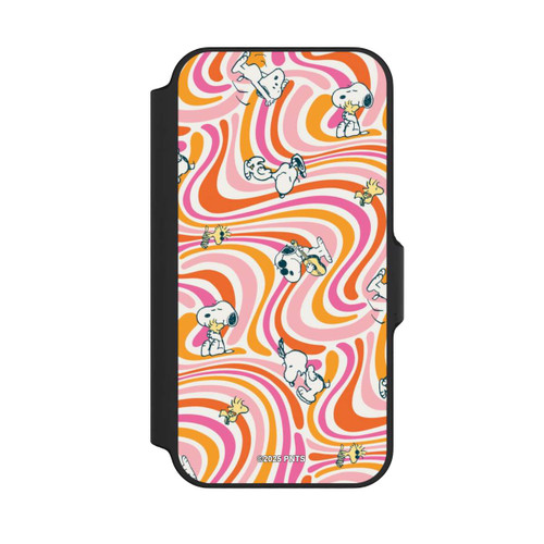 Apple iPhone 13 Mini NIVOflip Peanuts Hippie Pattern Orange