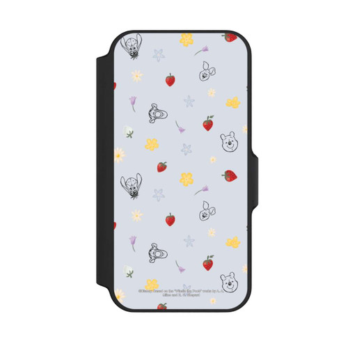Apple iPhone 13 Mini NIVOflip Winnie the Pooh and Friends Strawberry Pattern Blue