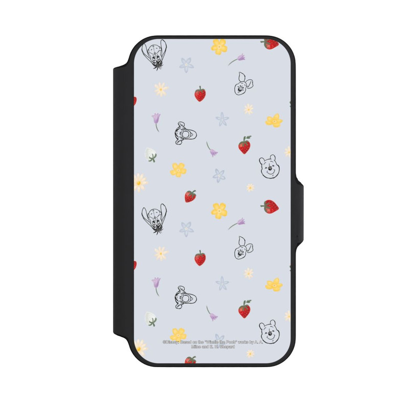iPhone 13 Mini NIVOflip Winnie Puuh und Freunde Erdbeer Muster Blau