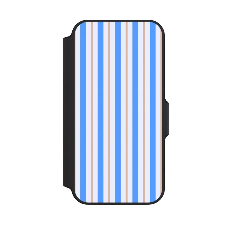 iPhone 13 Mini NIVOflip Stripes Blue Beige