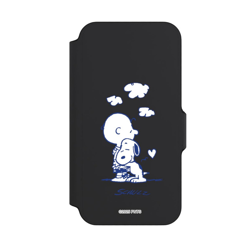 iPhone 13 Mini NIVOflip Peanuts Charlie Brown Snoopy Hug Transparent