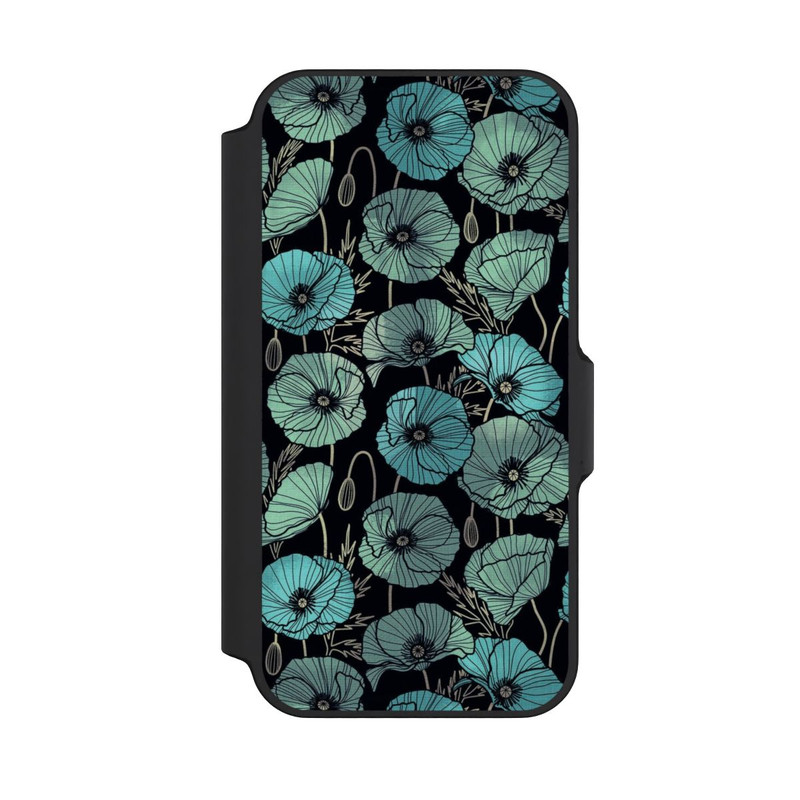 iPhone 13 Mini NIVOflip Summer Poppies Green