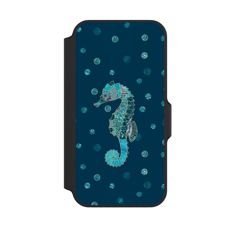 iPhone 13 Mini NIVOflip Glamour Sea Horse Art