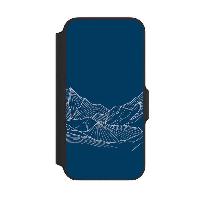 iPhone 13 Mini NIVOflip Blue Mountain Contour Lines