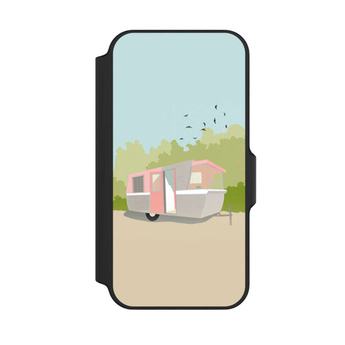 Apple iPhone 13 Mini NIVOflip Retro Glamping by Roberta Murray