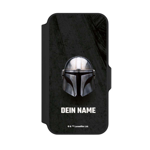Apple iPhone 13 Mini NIVOflip Star Wars Mandalorian Black Helmet customisable