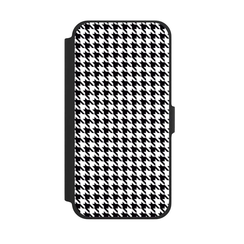 iPhone 13 Pro Max NIVOflip Hahnentritt Schwarz Weiß