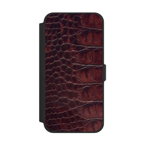 Apple iPhone 13 Pro Max NIVOflip Cuir de Crocodile