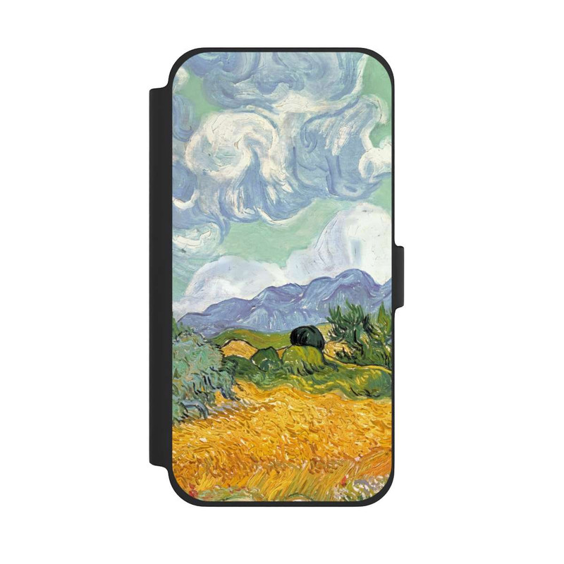 iPhone 13 Pro Max NIVOflip Weizenfeld mit Zypressen