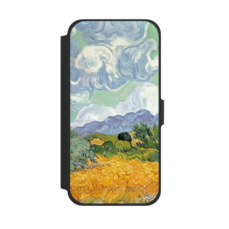 iPhone 13 Pro Max NIVOflip Weizenfeld mit Zypressen
