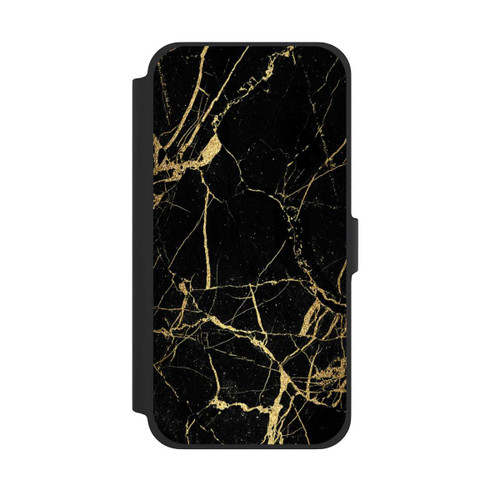 Apple iPhone 13 Pro Max NIVOflip Schwarzgoldener Marmor-Look