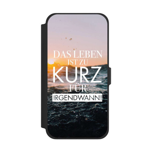 Apple iPhone 13 Pro Max NIVOflip Leben zu Kurz für Irgendwann