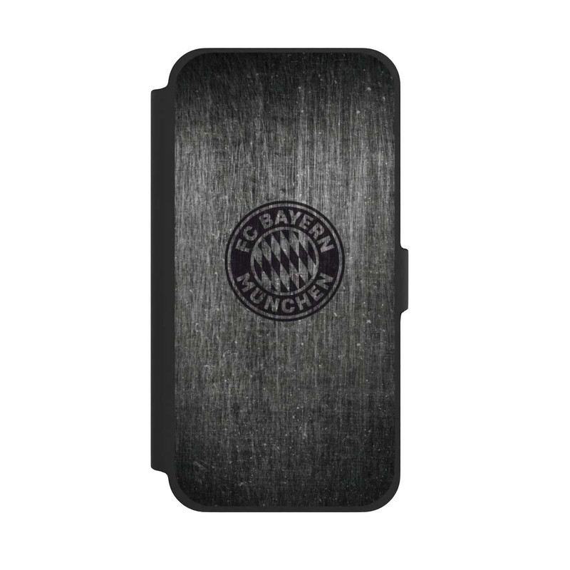 iPhone 13 Pro Max NIVOflip Metalllook FCB Logo einfarbig
