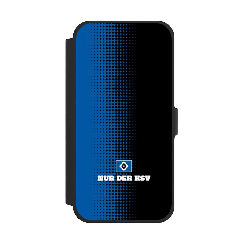iPhone 13 Pro Max NIVOflip Nur der HSV - Rautenraster Schwarz