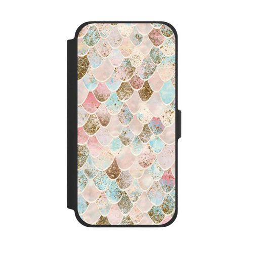 Apple iPhone 13 Pro Max NIVOflip Glitzer Look Meerjungfrau Muster