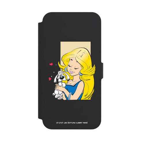 Apple iPhone 13 Pro Max NIVOflip Falbala et Idéfix Amoureux Transparent