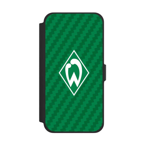 Apple iPhone 13 Pro Max NIVOflip Carbonlook - Werder Bremen