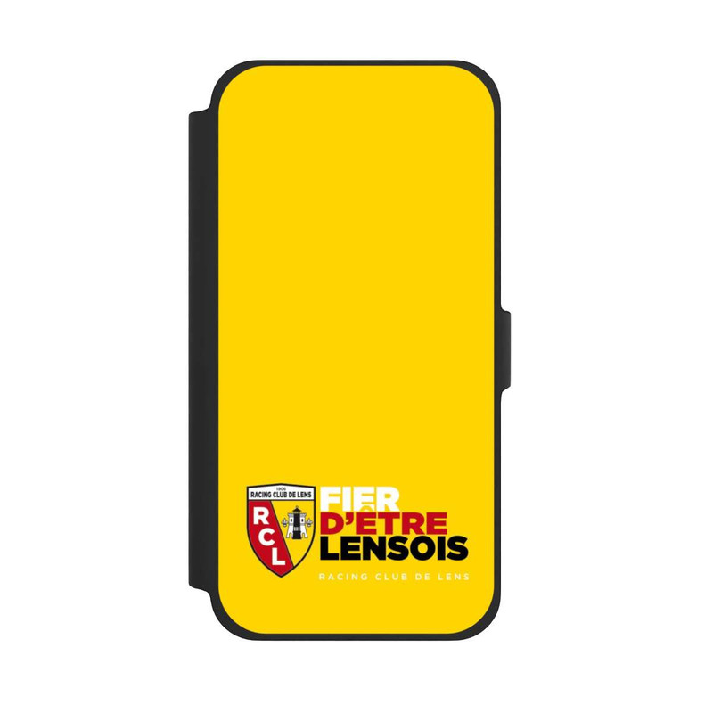 iPhone 13 Pro Max NIVOflip Fond Logo RCL Jaune
