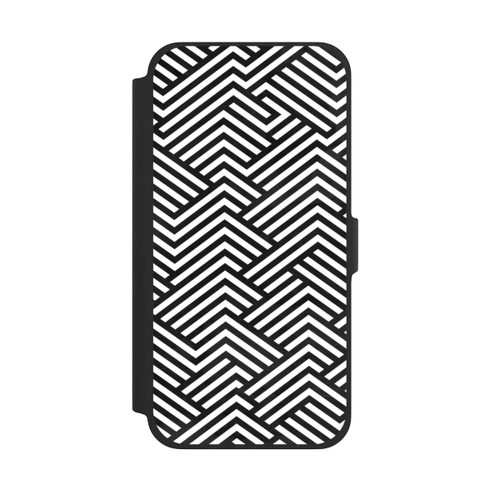 Apple iPhone 13 Pro Max NIVOflip Schwarz und Weiß ZigZag