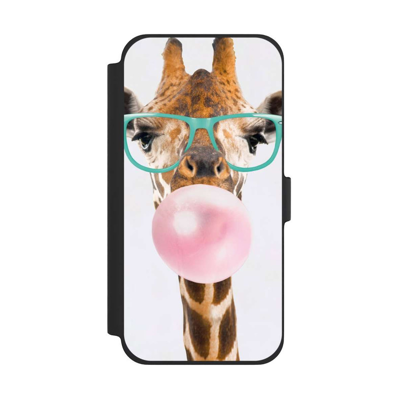 iPhone 13 Pro Max NIVOflip Giraffe mit Kaugummi