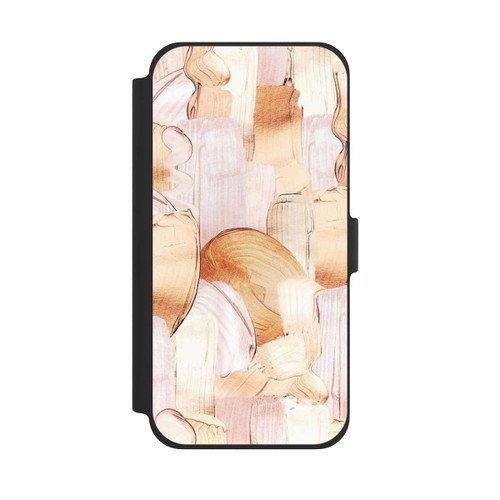 Apple iPhone 13 Pro Max NIVOflip White/Gold Brush Pattern