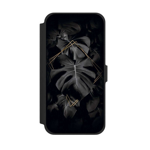 Apple iPhone 13 Pro Max NIVOflip Schwarze Blätter