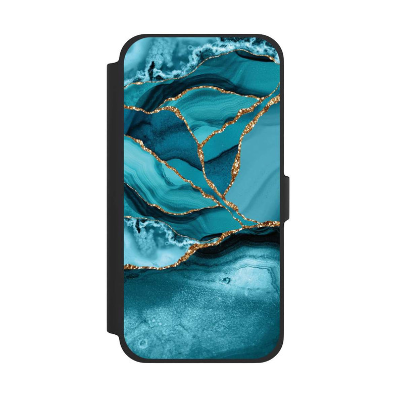 iPhone 13 Pro Max NIVOflip Eisblaue Marmor Landschaft