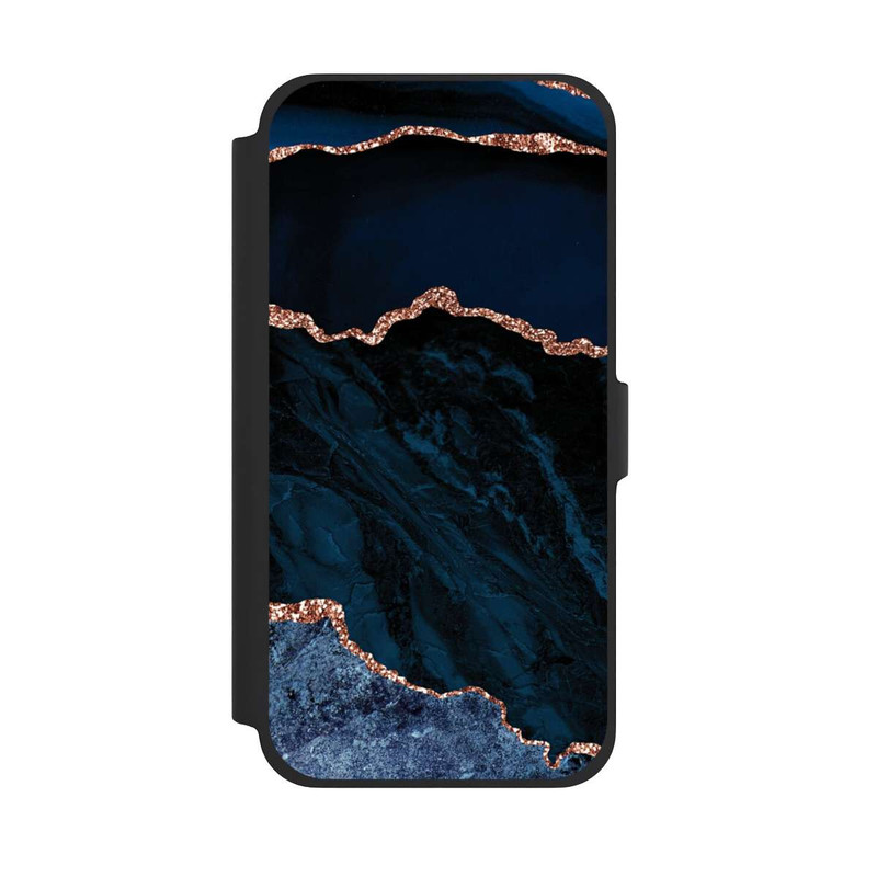 iPhone 13 Pro Max NIVOflip Nacht Blau Marmor Landschaft