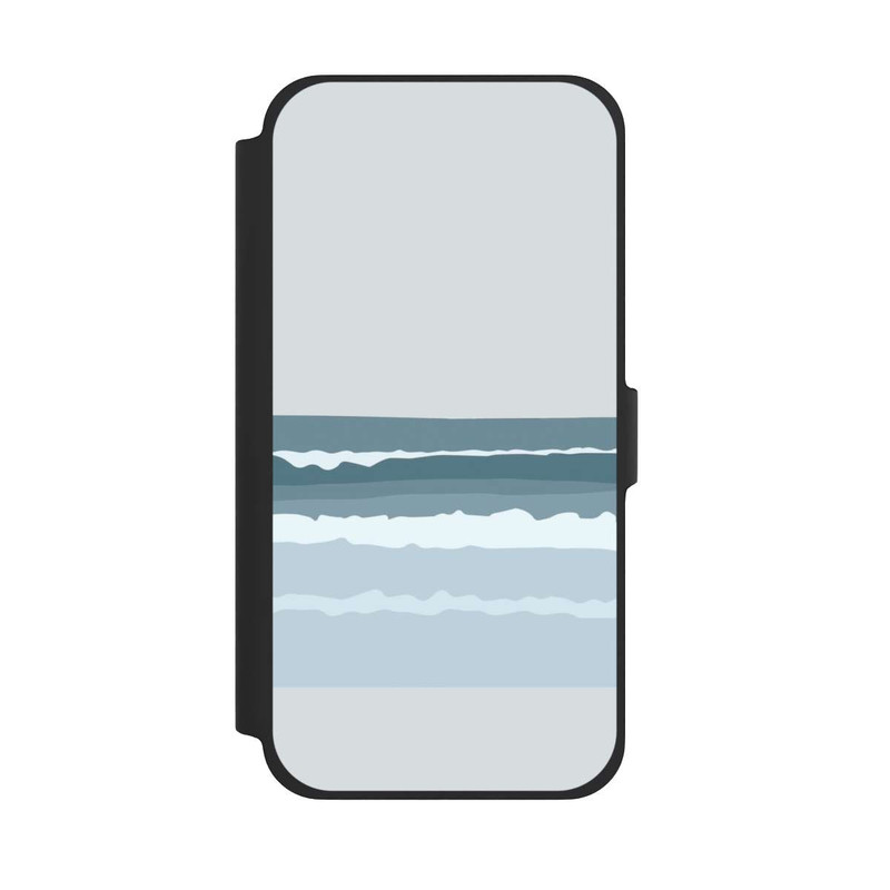 iPhone 13 Pro Max NIVOflip Vagues bleues abstraites