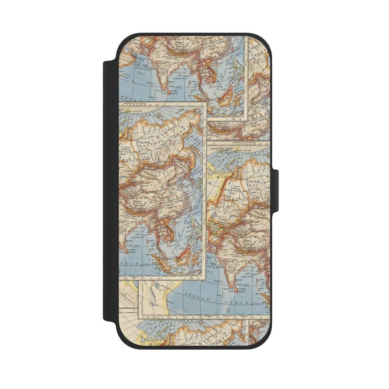 iPhone 13 Pro Max NIVOflip World Map Vintage