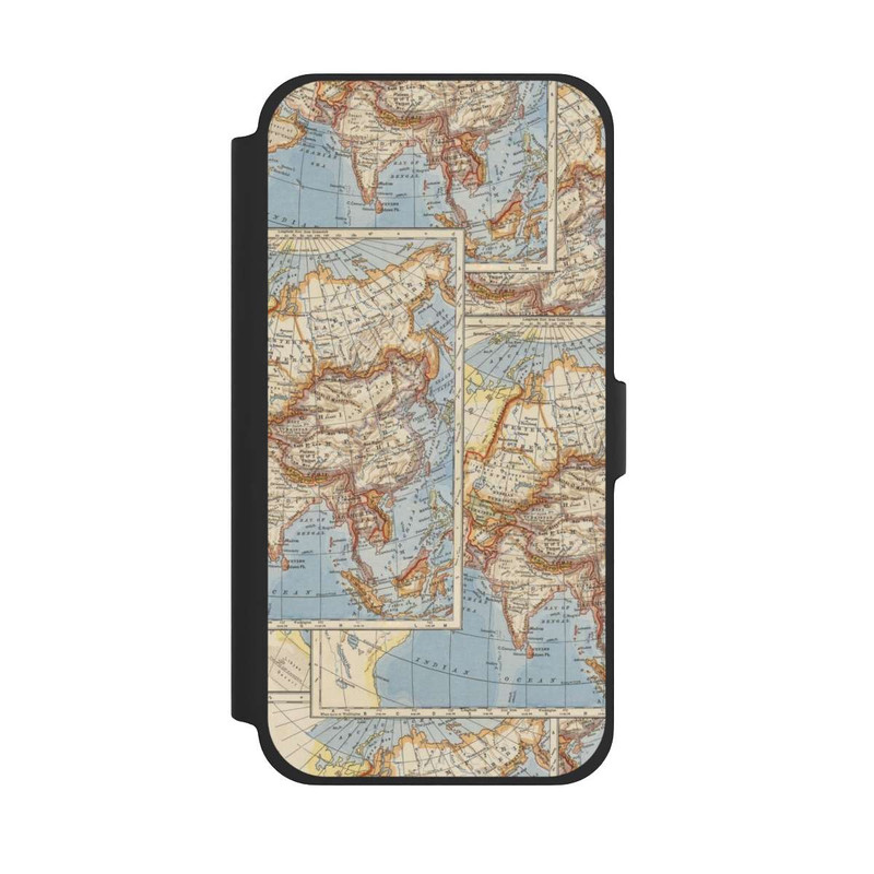 iPhone 13 Pro Max NIVOflip Weltkarte Vintage