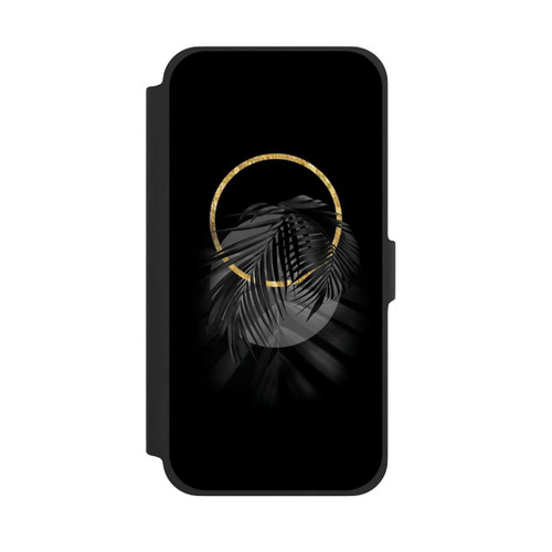 Apple iPhone 13 Pro Max NIVOflip Feuille tropicale noire