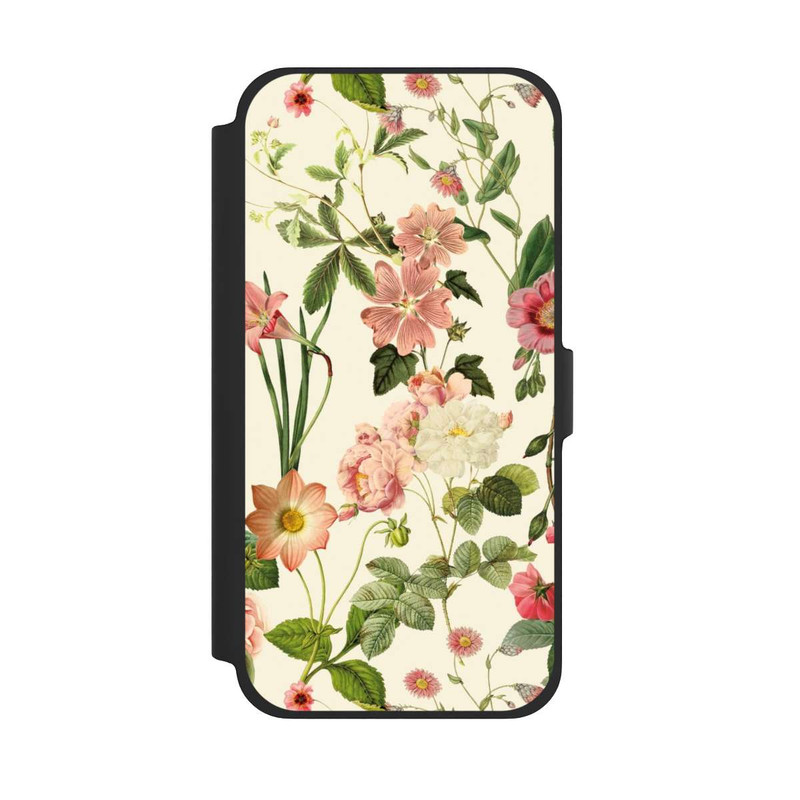iPhone 13 Pro Max NIVOflip Fleurs sauvages sur jaune clair