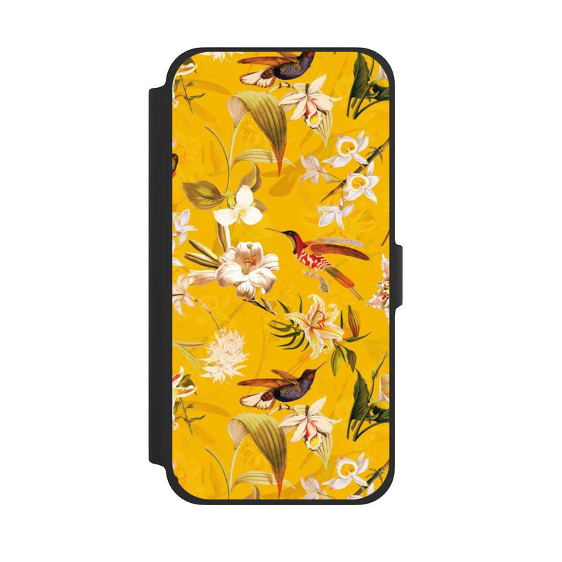 iPhone 13 Pro Max NIVOflip Kolibrimuster gelb
