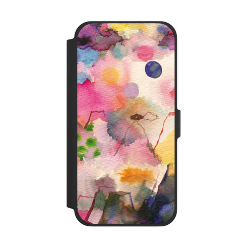 Apple iPhone 13 Pro Max NIVOflip Watercolor Colorful Mountains