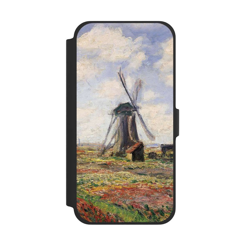 iPhone 13 Pro Max NIVOflip Tulpenfelder mit der Rijnsburger Windmühle von Claude Monet
