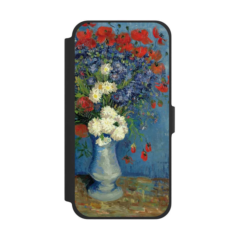 iPhone 13 Pro Max NIVOflip Stillleben Vase mit Kornblumen und Mohnblumen von Vincent Van Gogh