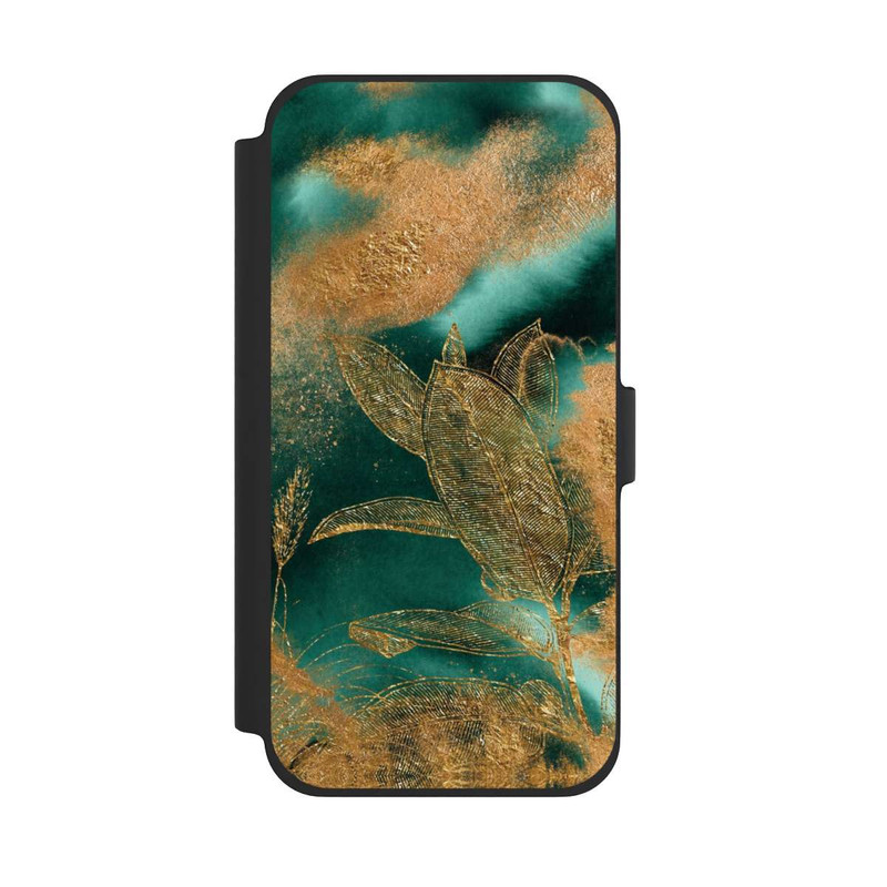 iPhone 13 Pro Max NIVOflip Gold und Grün Natur