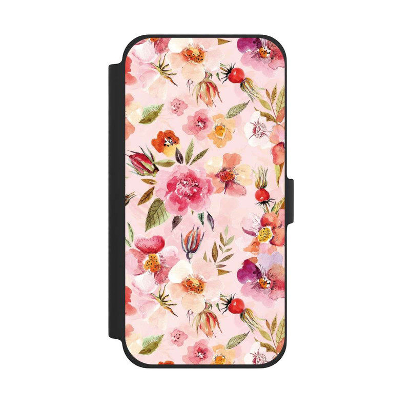 iPhone 13 Pro Max NIVOflip Hagebuttentapete Rosa Frühling