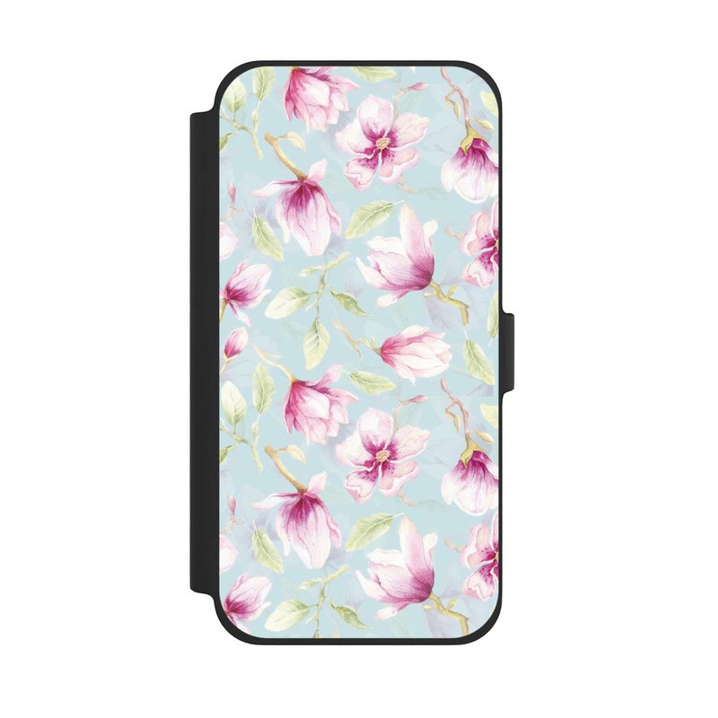 iPhone 13 Pro Max NIVOflip Magnolien auf Blau