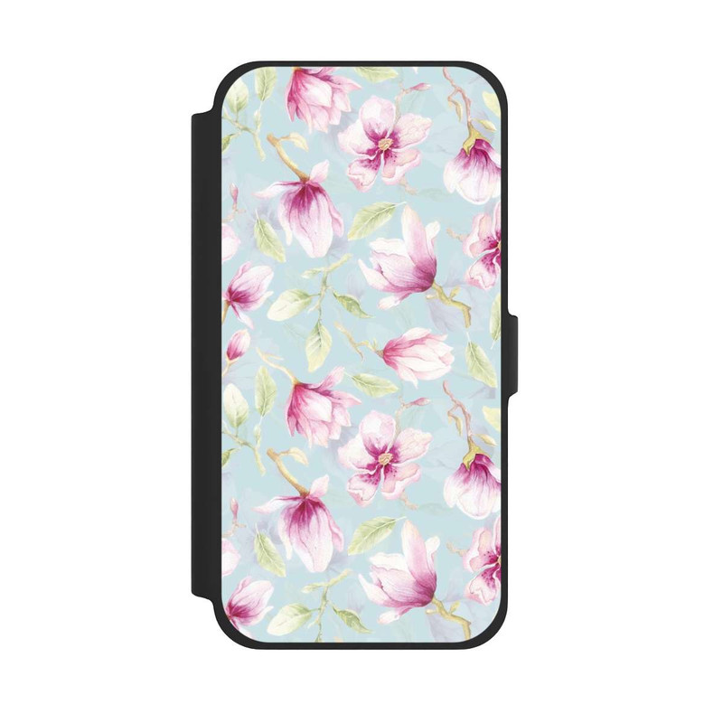 iPhone 13 Pro Max NIVOflip Magnolien auf Blau