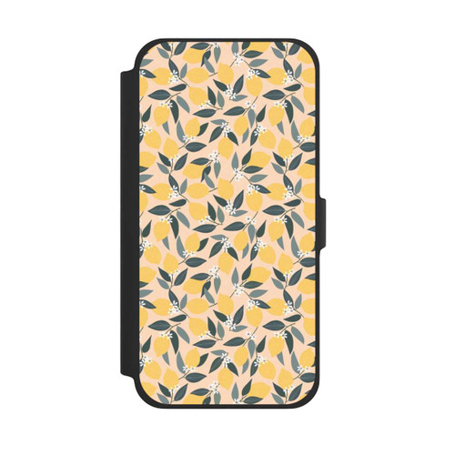 Apple iPhone 13 Pro Max NIVOflip Rosa Zitronen-Muster