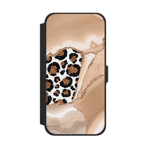 Apple iPhone 13 Pro Max NIVOflip  Muster und Texturen Hellgold
