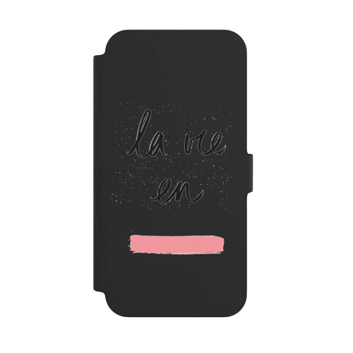 Apple iPhone 13 Pro Max NIVOflip La vie en Pink Transparent