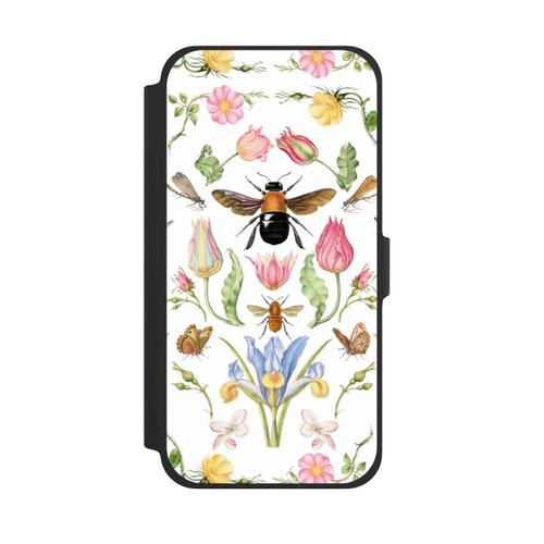 Apple iPhone 13 Pro Max NIVOflip Wildblumen mit Biene weiß