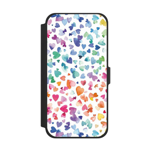 Apple iPhone 13 Pro Max NIVOflip Watercolor Love Hearts