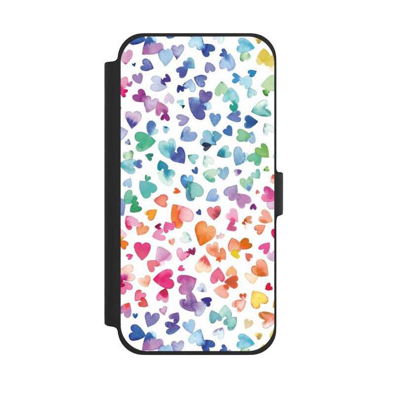 iPhone 13 Pro Max NIVOflip Watercolor Love Hearts