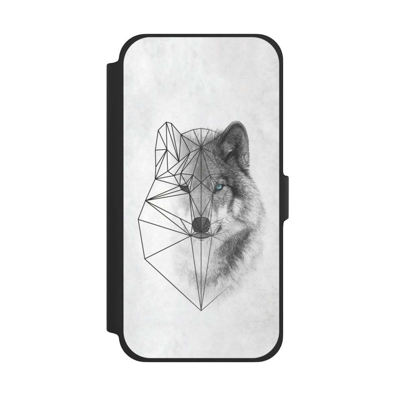 iPhone 13 Pro Max NIVOflip Polygonaler Wolf