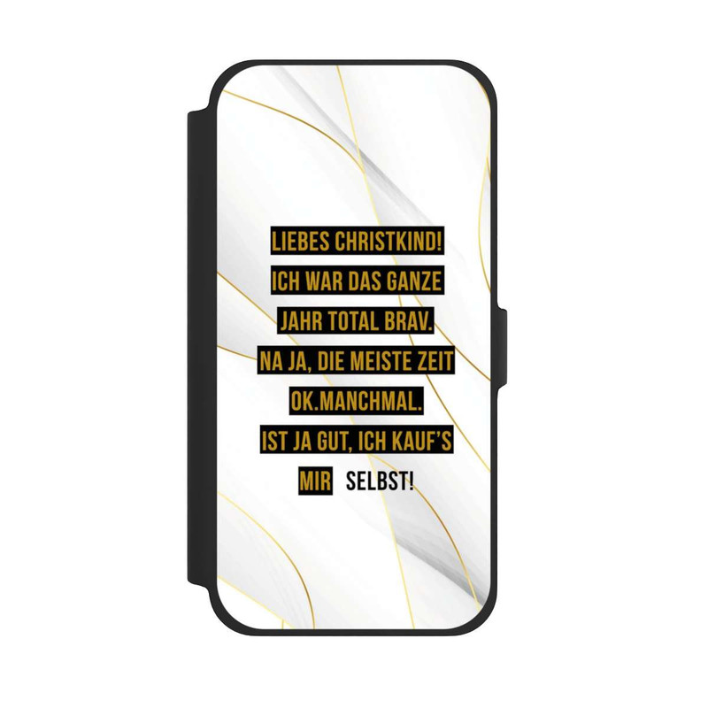 iPhone 13 Pro Max NIVOflip Liebes Christkind Marmor