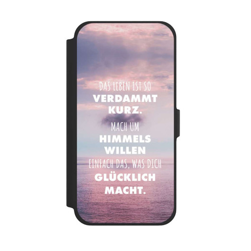 Apple iPhone 13 Pro Max NIVOflip Das Leben Ist So Verdammt Kurz